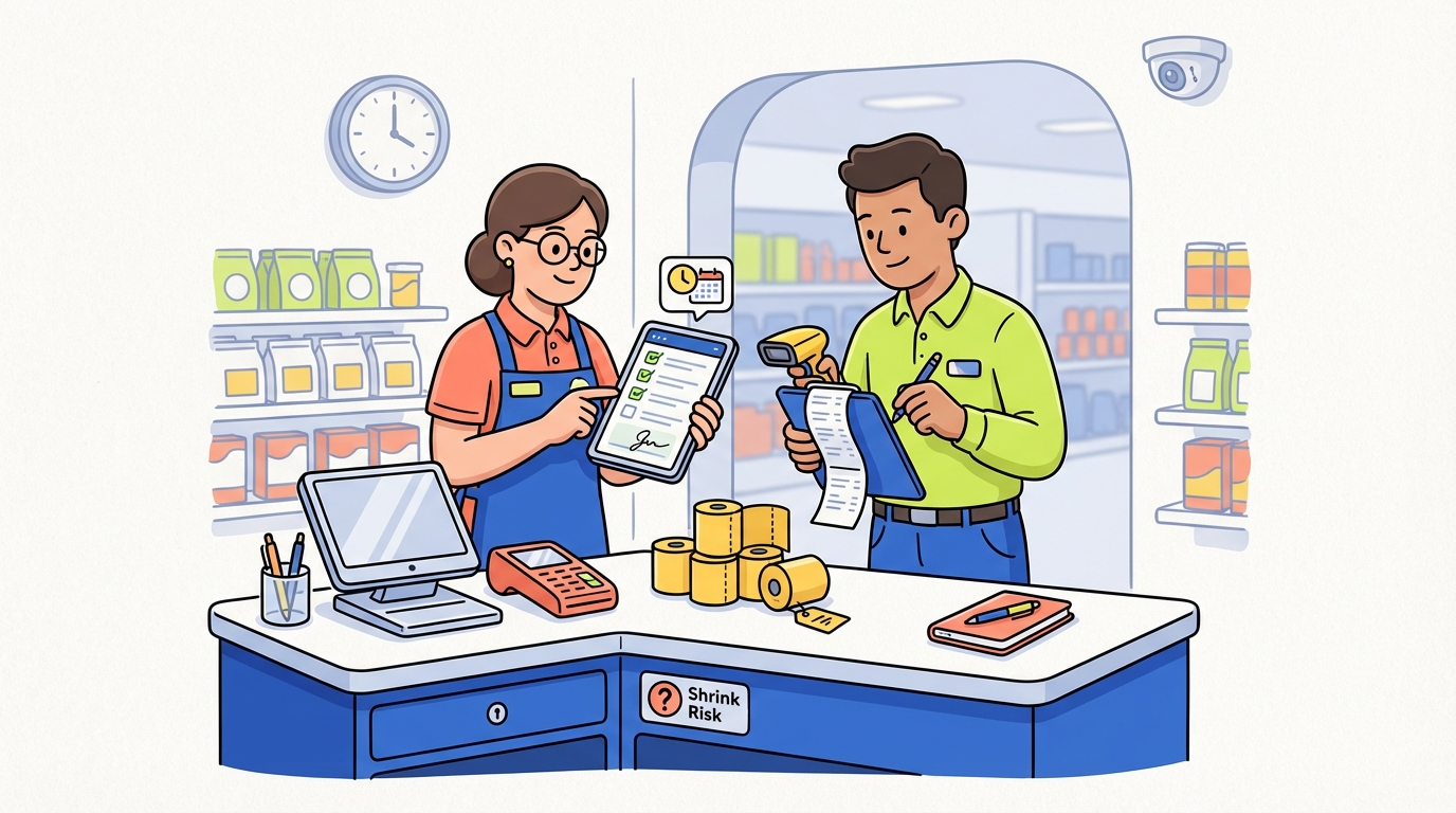 Cash Wrap Audit Checklist — Retail