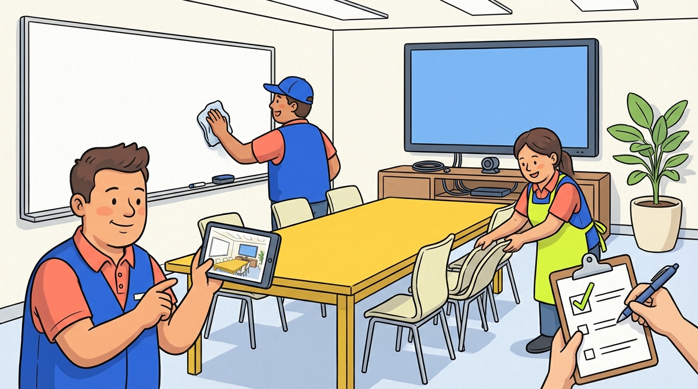 Conference Room Reset Checklist — Facilities Management