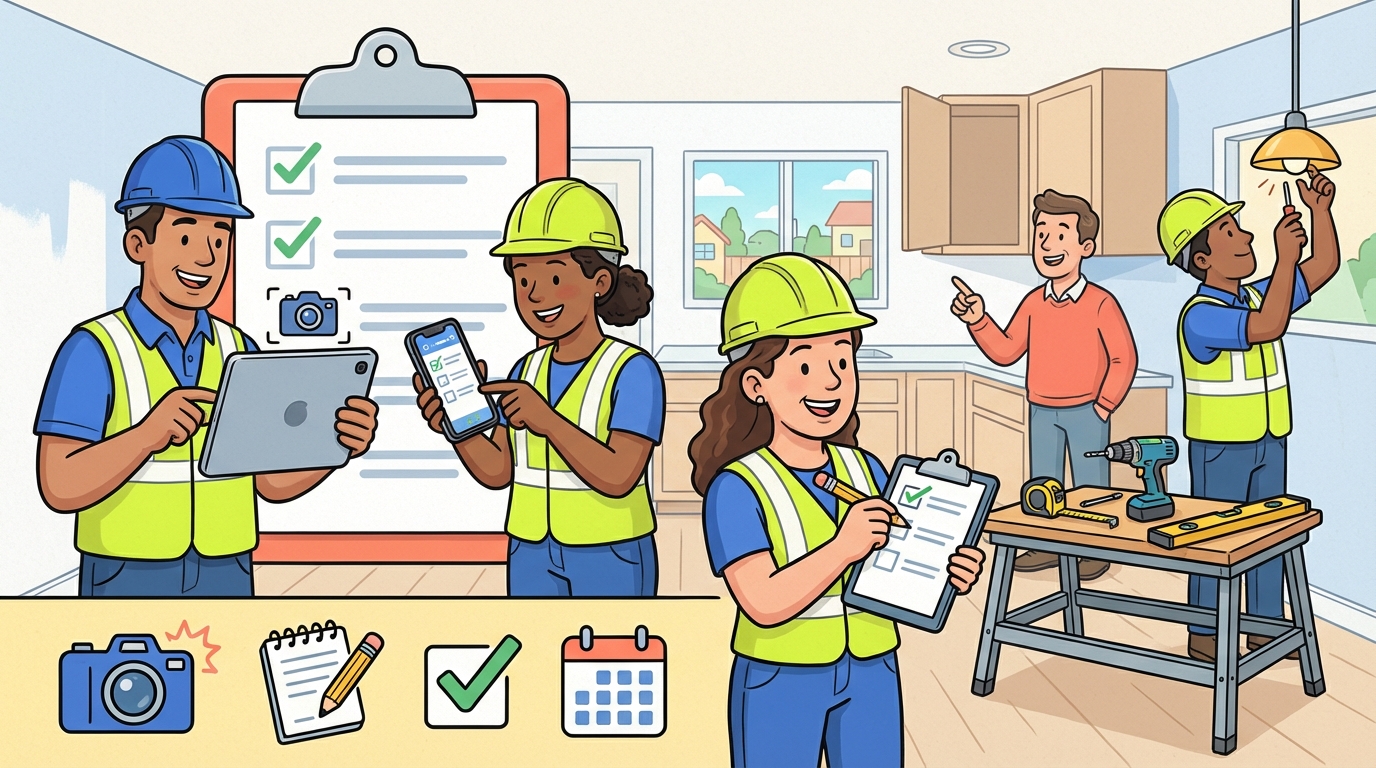 Handyman Punch List Checklist — Field Service