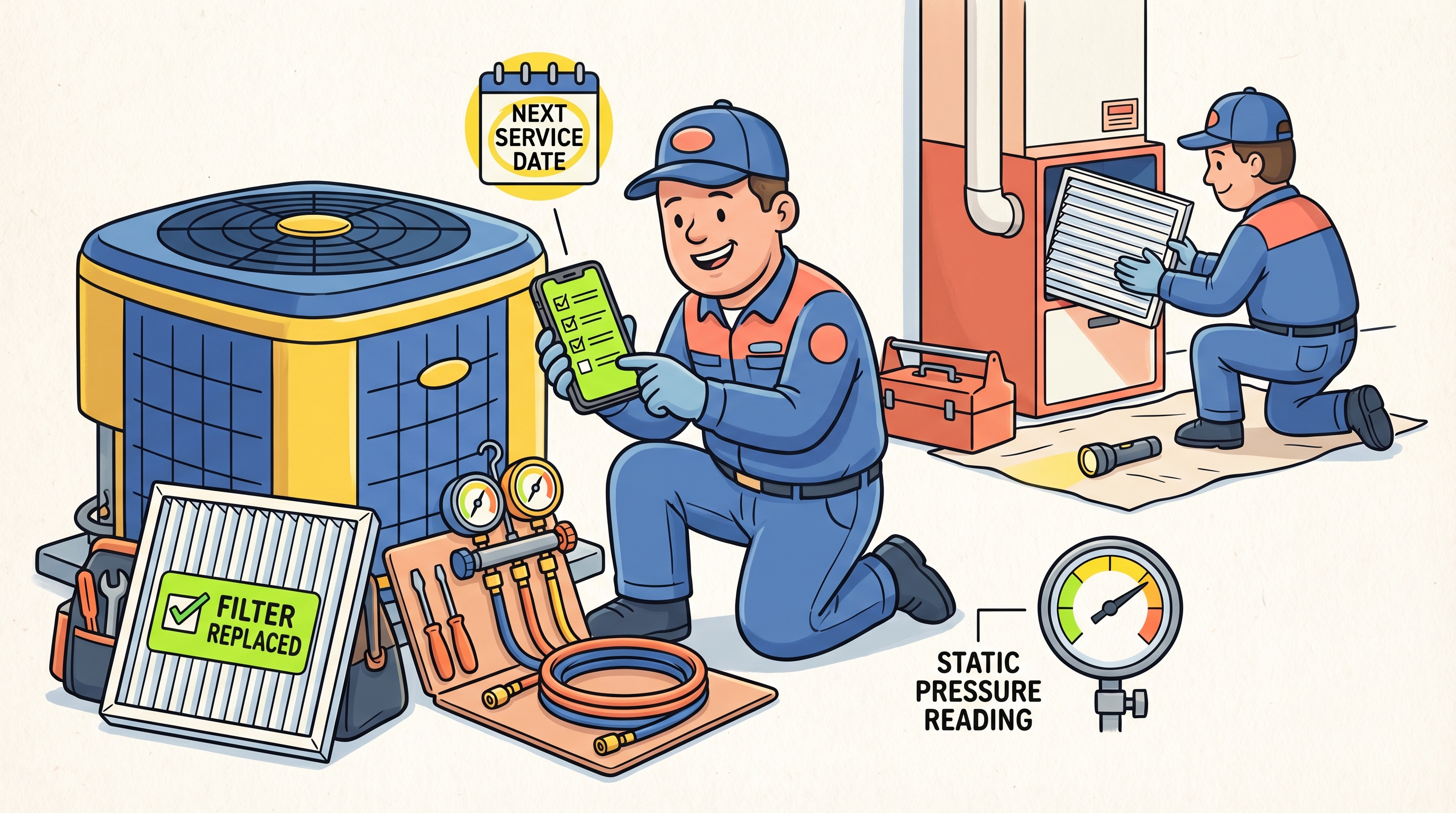 HVAC Maintenance Checklist — Field Service