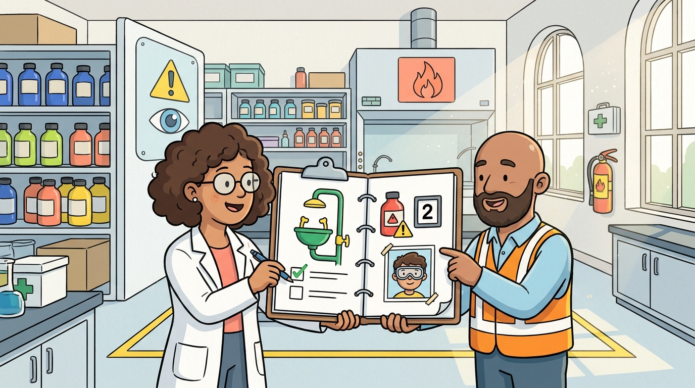 Lab Safety Inspection Checklist — Education