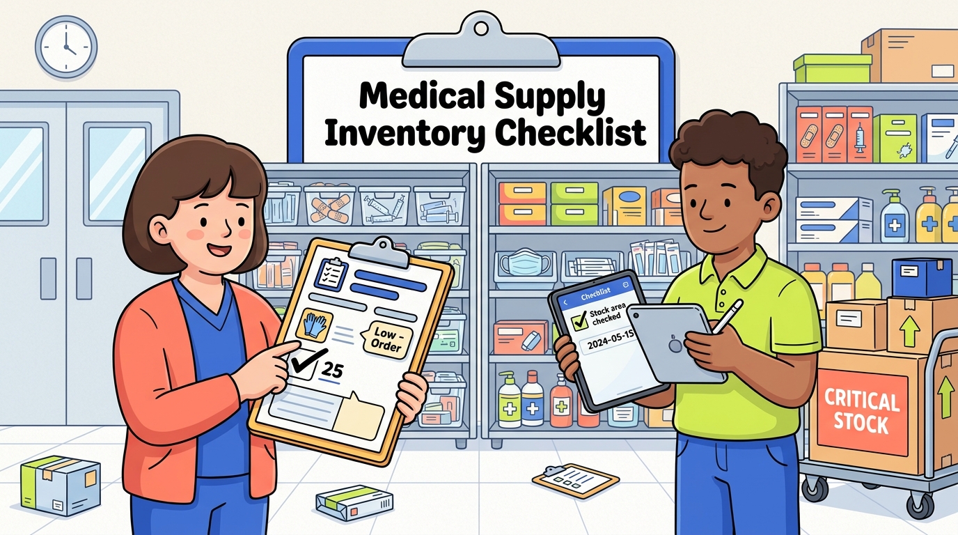 Medical Supply Inventory Checklist — Healthcare