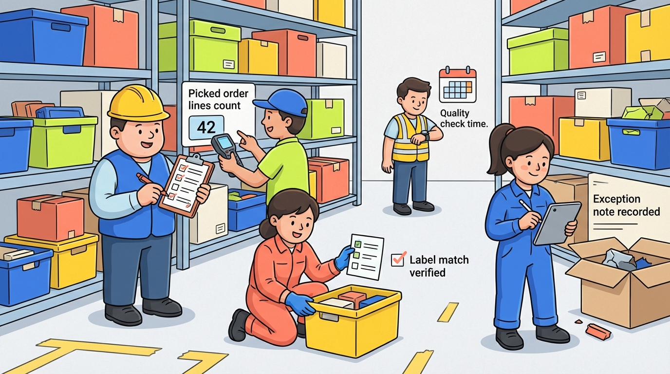 Order Picking Quality Checklist — Warehouse & Logistics