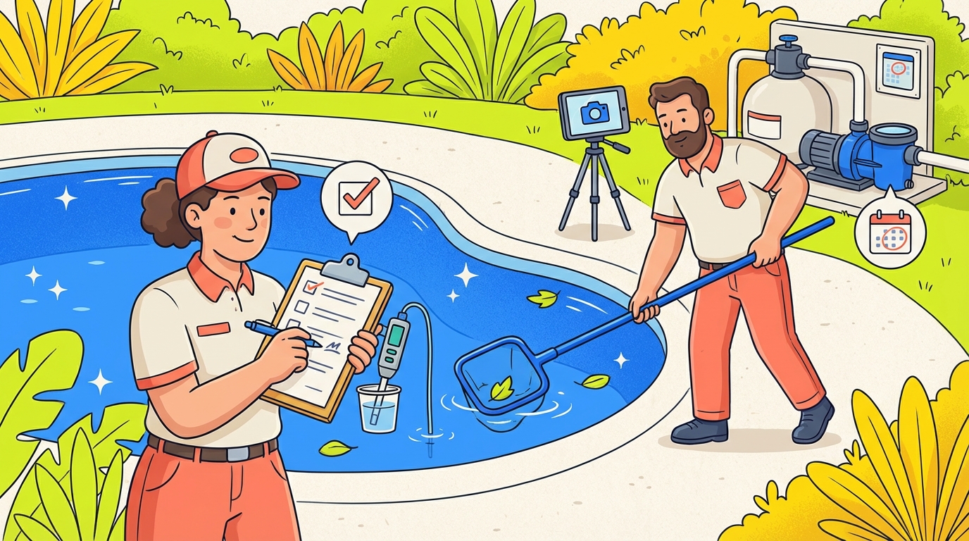 Pool Service Route Checklist — Field Service