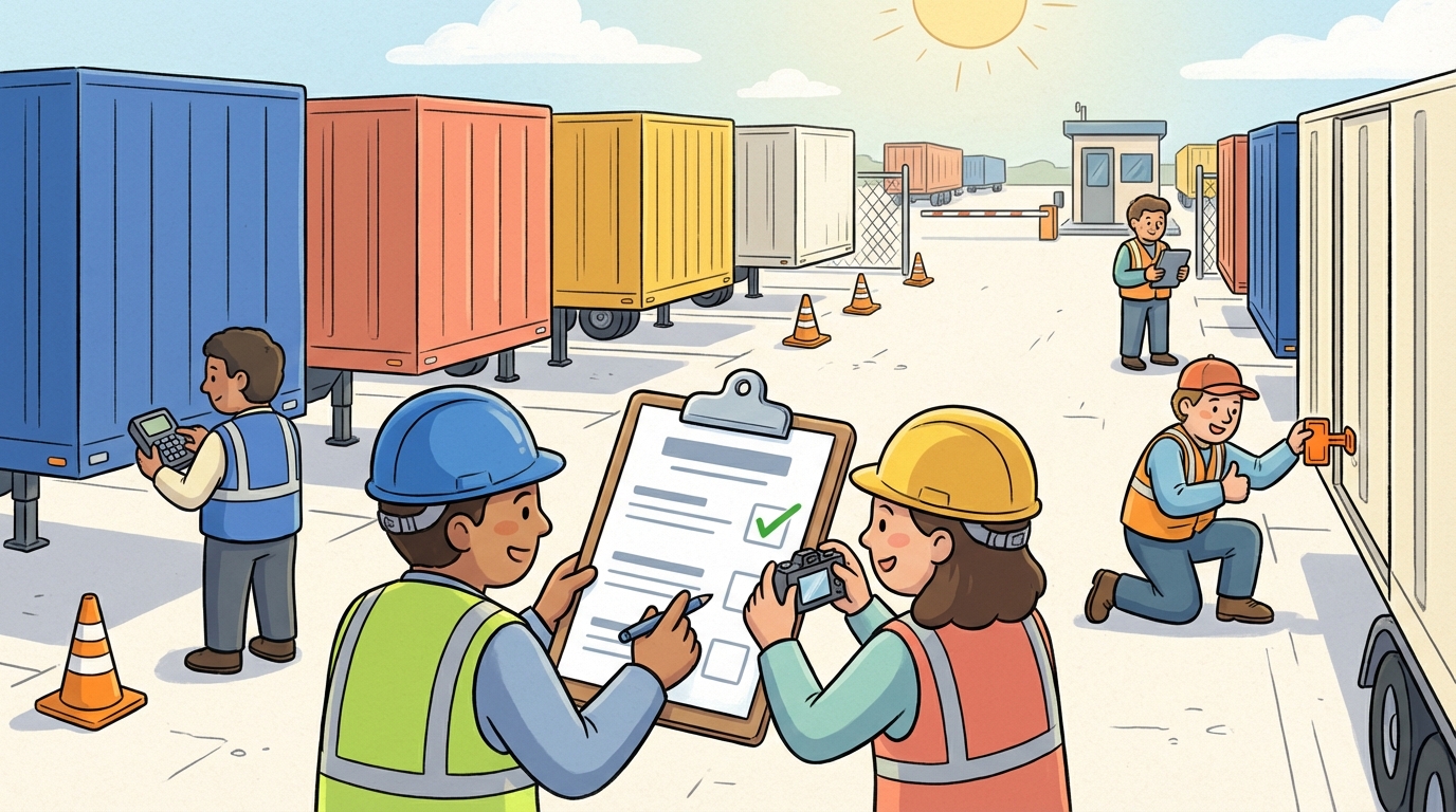 Trailer Yard Inspection Checklist — Warehouse & Logistics