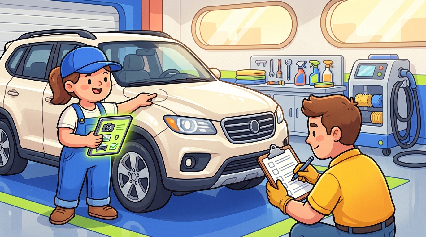 Vehicle Detailing Quality Checklist — Automotive & Fleet