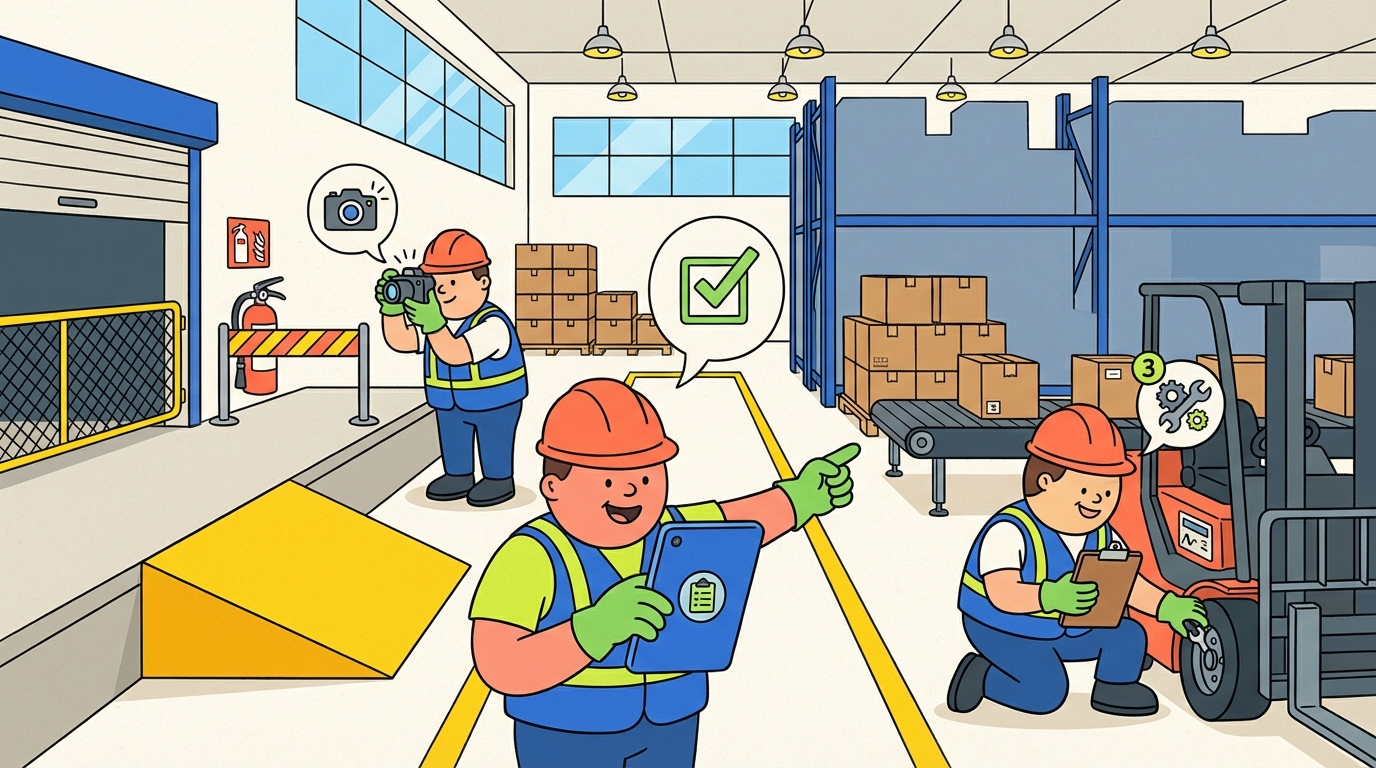 Warehouse Safety Walk Checklist — Warehouse & Logistics